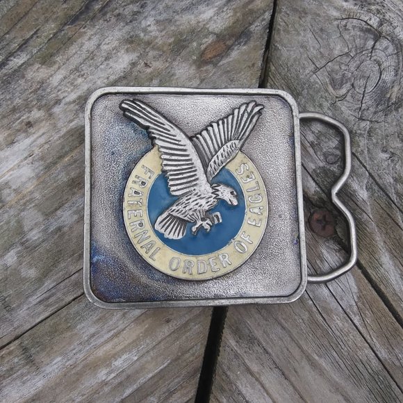 Fraternal Order Of Eagles belt buckle flaws - Picture 3 of 12